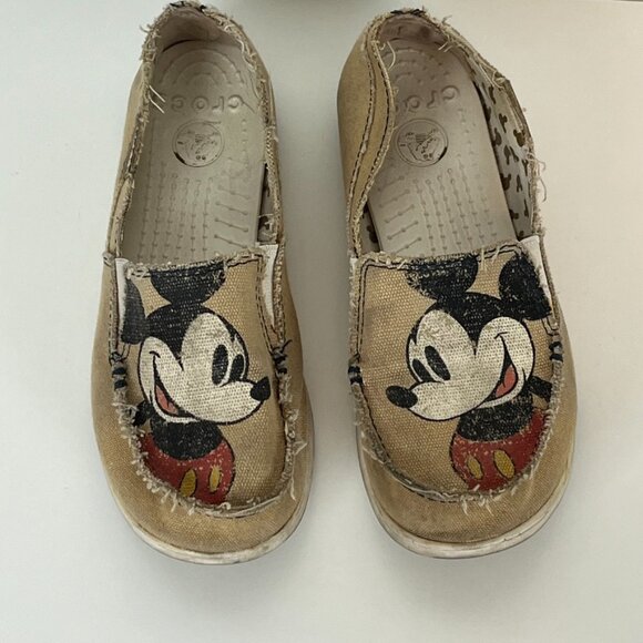 Crocs Mickey Mouse Slip-On Shoes  ((Size W6)) - Picture 5 of 7